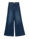 Twinset Wide-leg Jeans In Dark Wash