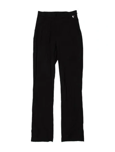 Pre-owned Twinset Wide Leg Pants In Black