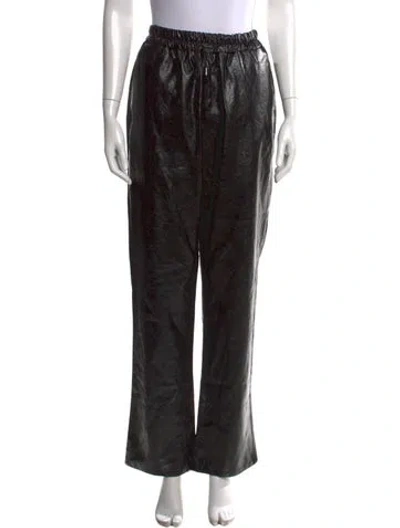 Pre-owned Twinset Wide Leg Pants In Black