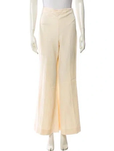 Pre-owned Twinset Wide Leg Pants In Neutral