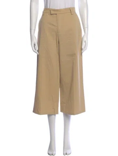 Pre-owned Twinset Wide Leg Pants In Neutral