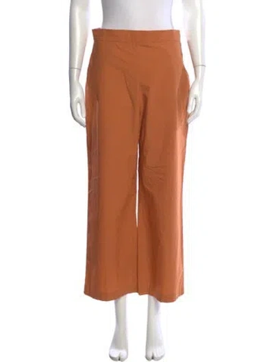 Pre-owned Twinset Wide Leg Pants In Neutrals