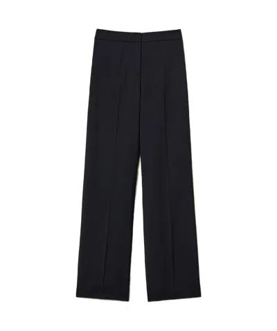 TWINSET WIDE-LEG SIDE-POCKET TROUSERS