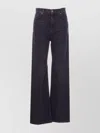 Twinset Wide-leg Strass Detail Trousers Pockets In Blue
