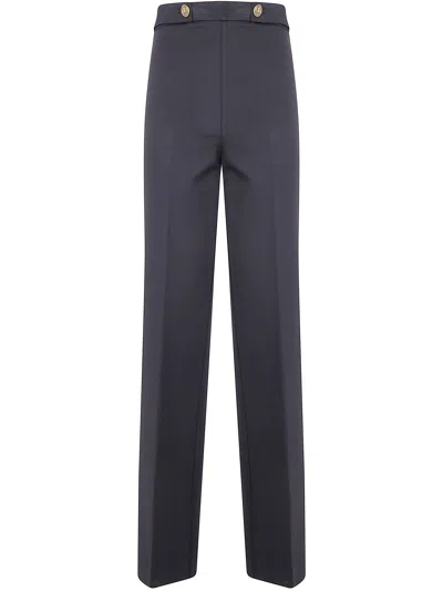 Twinset Twin-set Wide Leg Trouser In Animal Print