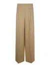 Twinset Wide Leg Trousers In Brown