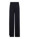 Twinset Wide-leg Casual Pants In Negro