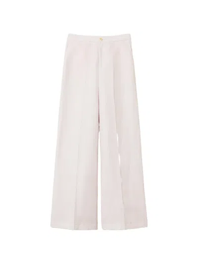 Twinset Wide-leg Trousers In Neutral