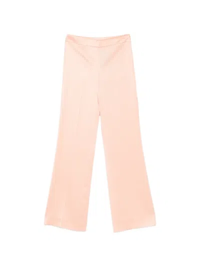Twinset Straight-leg Casual Pants In Pink