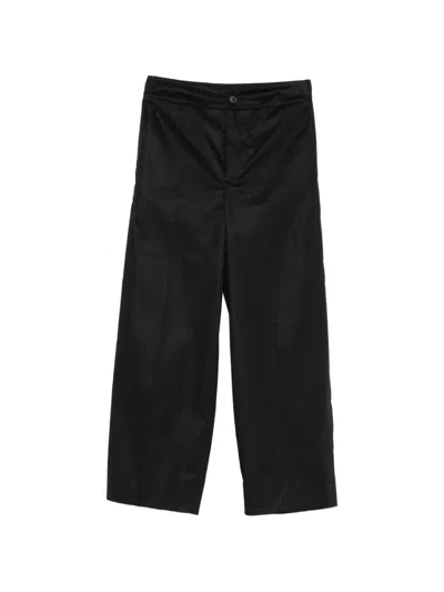 Twinset Wide-leg Trousers In Black