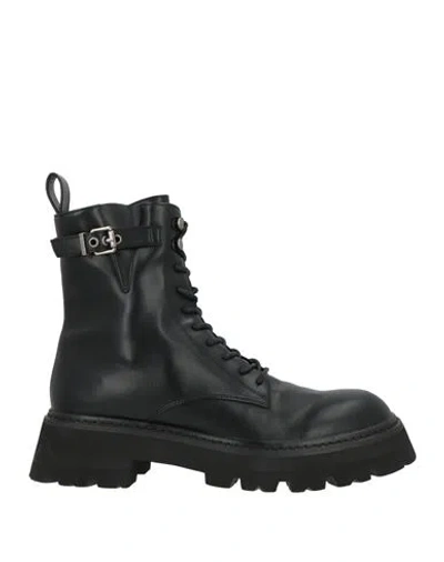 Twinset Woman Ankle Boots Black Size 5 Synthetic Material