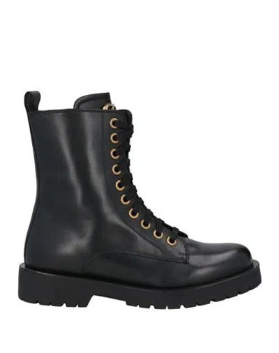 Twinset Woman Ankle Boots Black Size 9 Leather