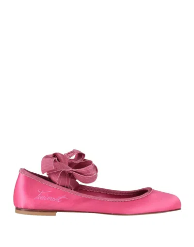 Twinset Ballet Flats In Fuchsia