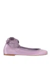 Twinset Ballet Flats In Purple