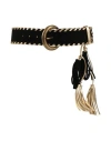 Twinset Woman Belt Black Size S Leather In Black