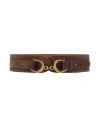 Twinset Woman Belt Brown Size M Cow Leather