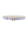 Twinset Woman Belt Lilac Size Xl Polyurethane In Purple