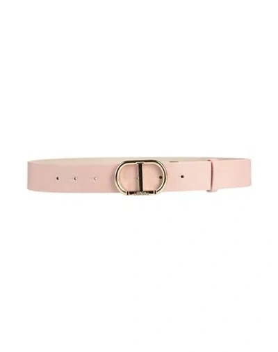 Twinset Woman Belt Pink Size M Polyurethane