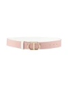 Twinset Woman Belt Pink Size Xl Regenerated Leather, Polyester, Paper Yarn, Polyurethane In Pink