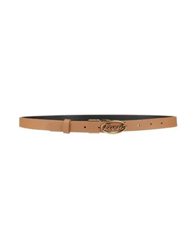 Twinset Woman Belt Tan Size 34 Polyurethane In Brown