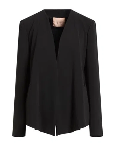 Twinset Woman Blazer Black Size 8 Polyester, Elastane