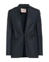 Twinset Suit Jackets In Blue