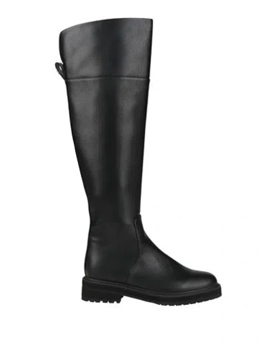Twinset Woman Boot Black Size 6 Textile Fibers