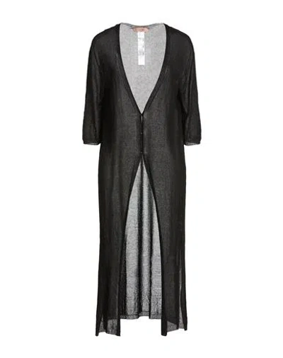 Twinset Woman Cardigan Black Size M Viscose, Polyamide, Polyester