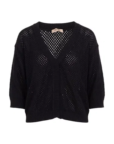 Twinset Woman Cardigan Black Size Xs Cotton