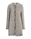 Twinset Woman Cardigan Cream Size M Cotton, Viscose, Polyester, Polyamide, Metallic Polyester In White
