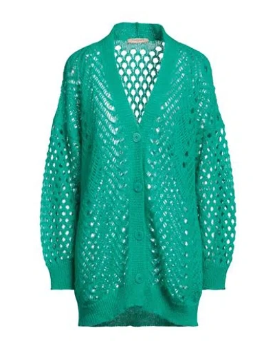 Twinset Womens Green Cardigan
