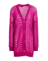 Twinset Woman Cardigan Mauve Size Xs Polyamide, Mohair Wool, Wool
