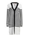 Twinset Woman Cardigan White Size M Viscose, Polyester In White