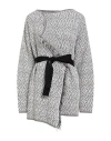 Twinset Woman Cardigan White Size Xs Cotton, Viscose, Polyester In White