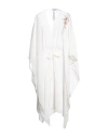 Twinset Woman Cover-up White Size M Polyester