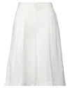 Twinset Cropped Pants In White