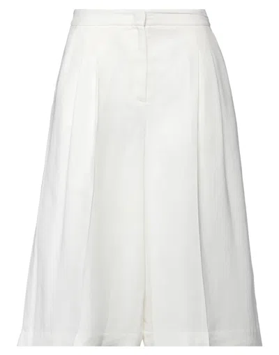 Twinset Cropped Pants In White