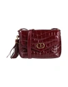 Twinset Woman Cross-body Bag Burgundy Size - Cow Leather In Red