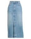 Twinset Woman Denim Skirt Blue Size 10 Cotton