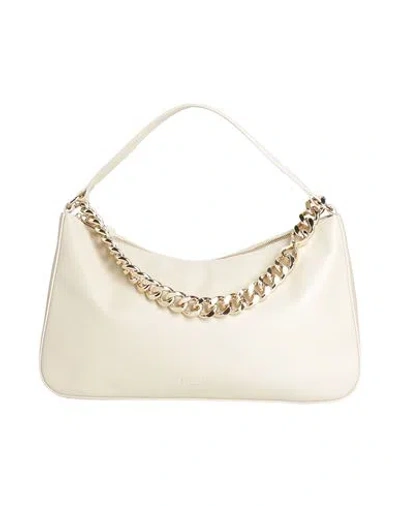 Twinset Woman Handbag Beige Size - Cow Leather