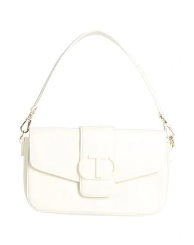 Twinset Woman Handbag Off White Size - Cow Leather