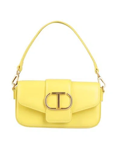 Twinset Woman Handbag Yellow Size - Leather