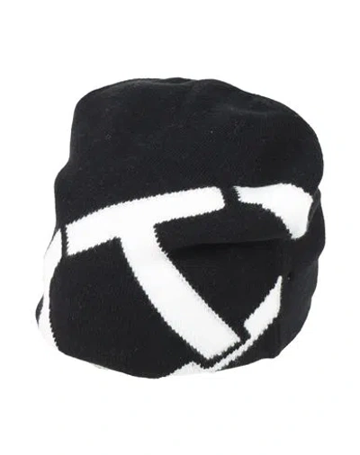 Twinset Woman Hat Black Size Onesize Viscose, Polyester, Polyamide