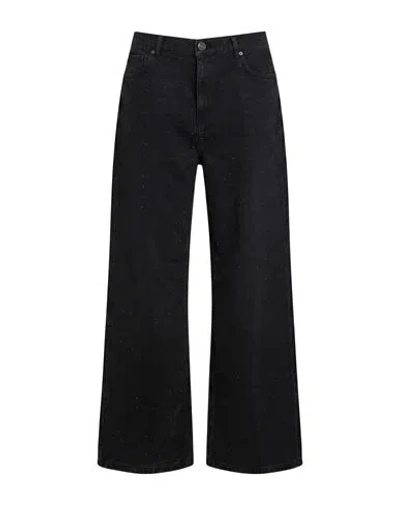 Twinset Woman Jeans Black Size 24 Cotton, Elastane