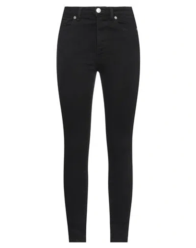 Twinset Woman Jeans Black Size 28 Cotton, Polyester, Elastane