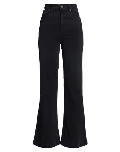 Twinset Woman Jeans Black Size 32 Cotton, Elastane