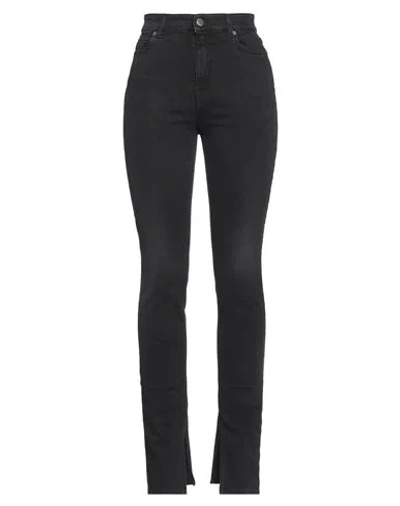 Twinset Woman Jeans Black Size 32 Cotton, Elastane