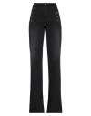 Twinset Woman Jeans Black Size 32 Cotton, Elastane In Black