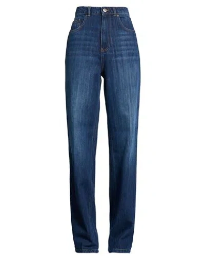 Twinset Woman Jeans Blue Size 26 Cotton
