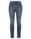 Twinset Woman Jeans Blue Size 26 Cotton, Elastomultiester, Elastane In Blue